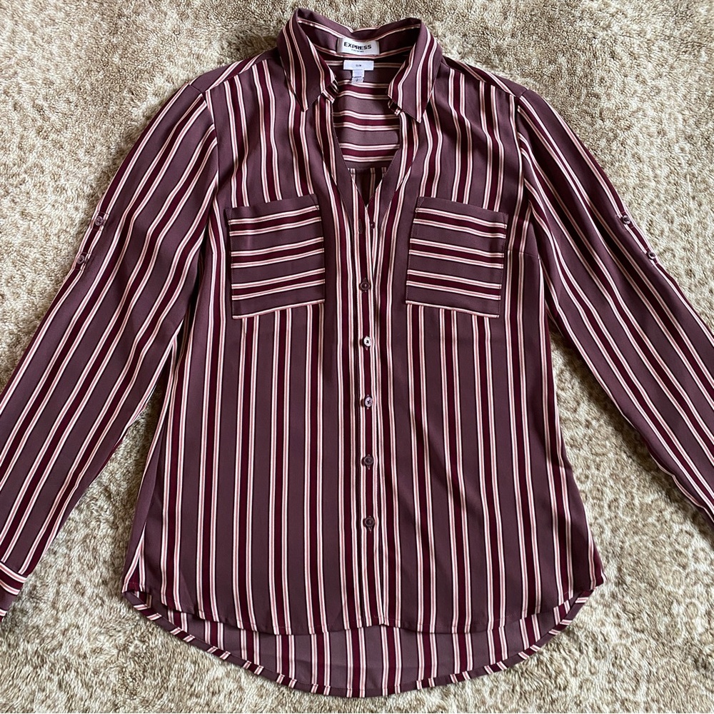 Express Slim Portofino Shirt Size Small